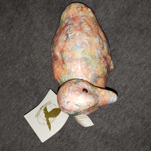 Mikasa France Global Studios Pastel Decoupage Duck -Mee - Picture 2 of 8